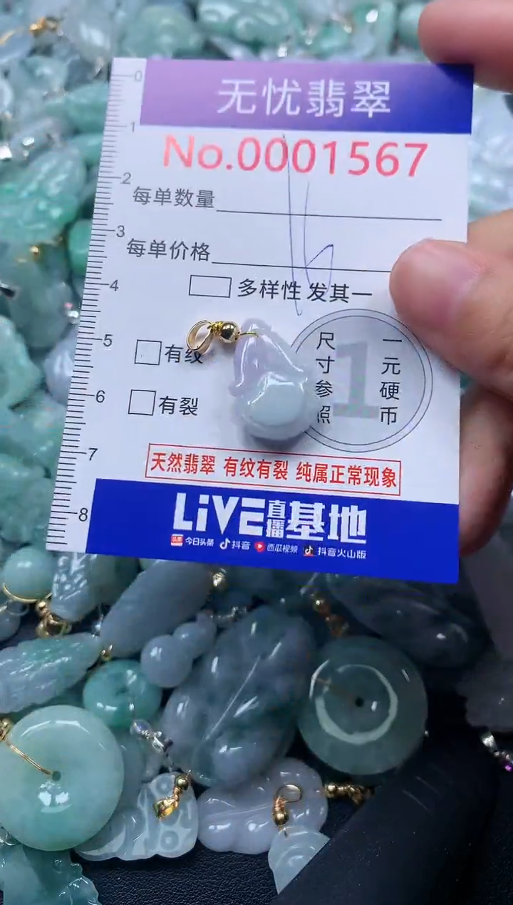 颈饰未镶嵌翡翠1567