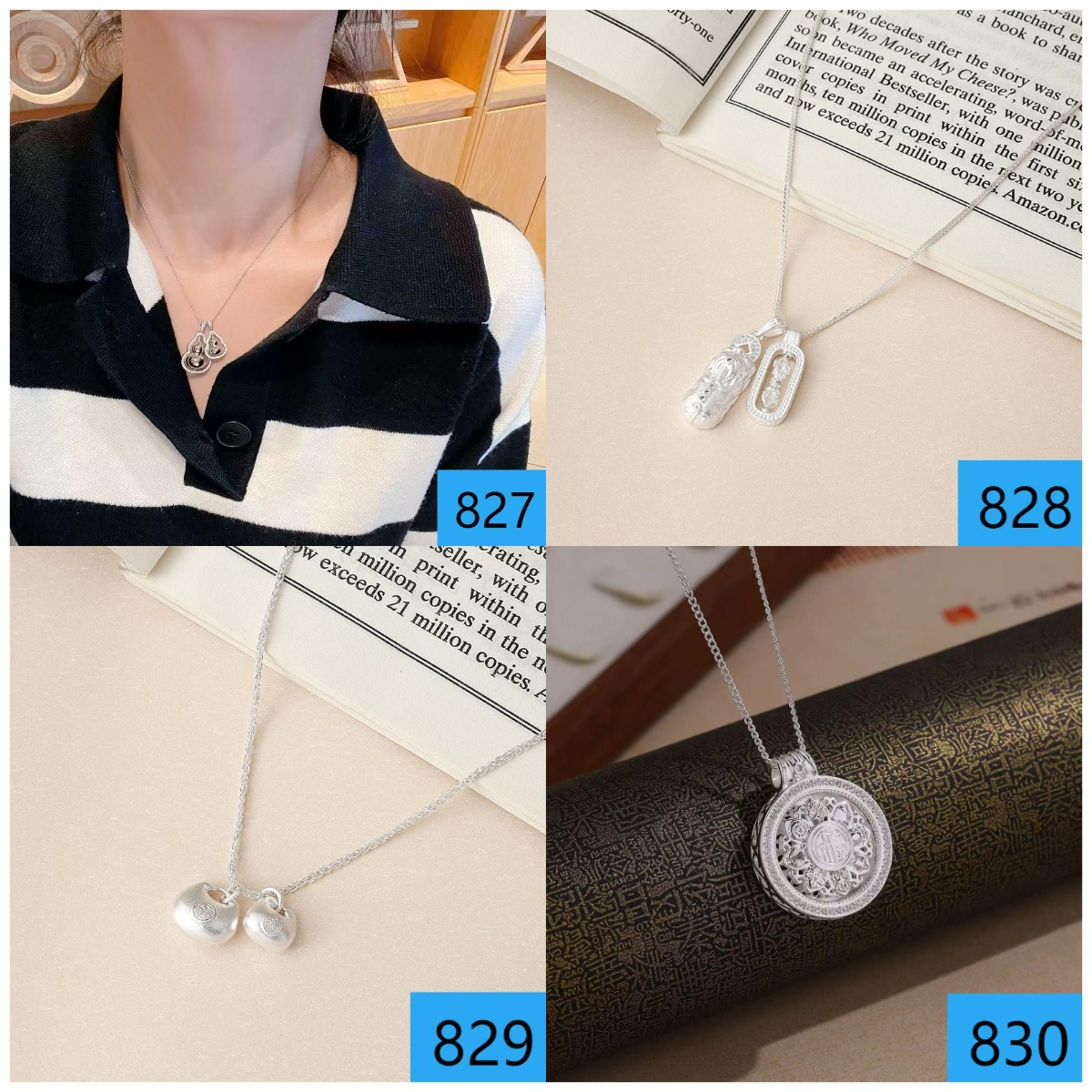 坠链均足银 【 坠链均足银【精选款】气质百搭时尚项链 DIY项链-银1