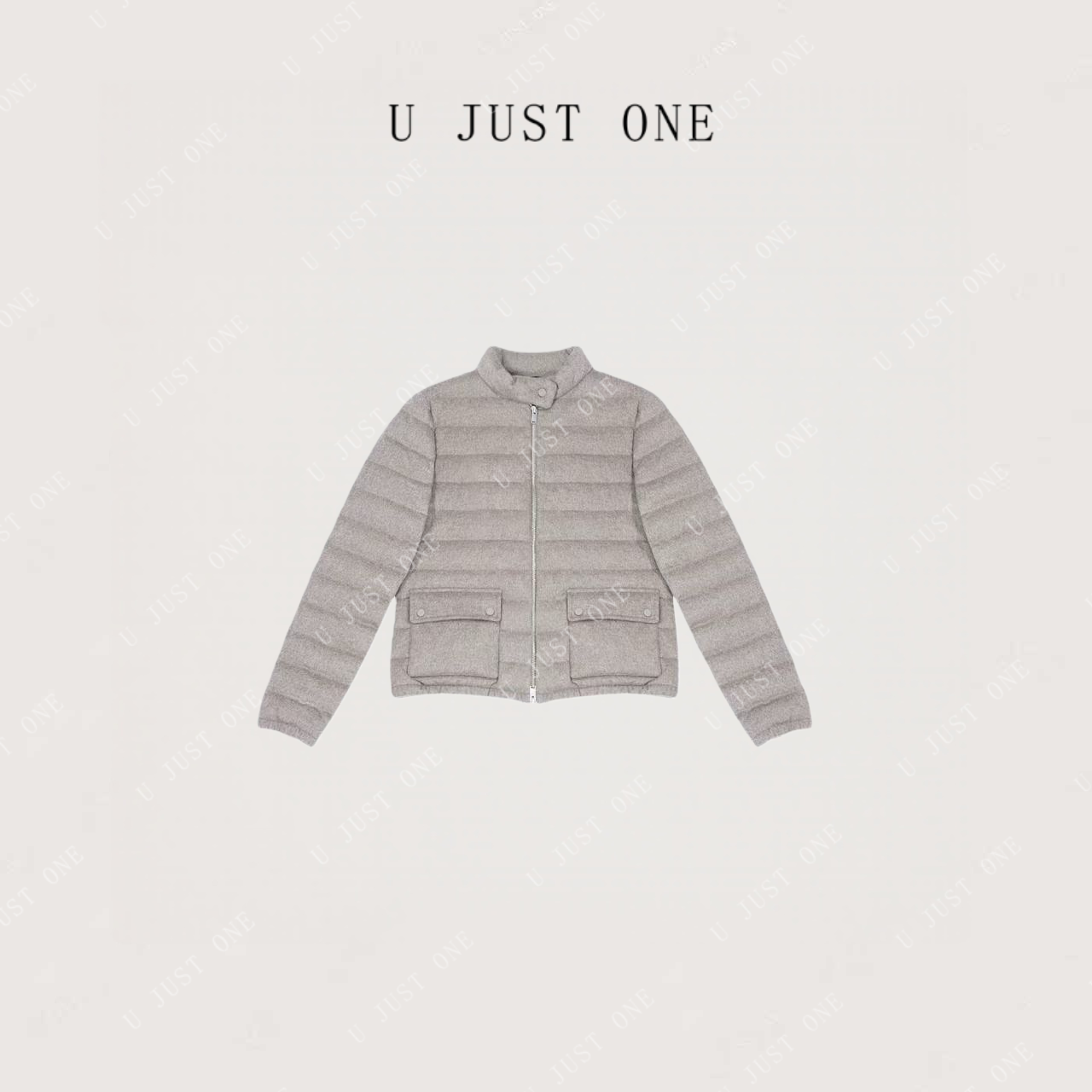 【U JUST ONE】鹅绒服加厚直筒型时尚保暖女短款极简风UJ00128