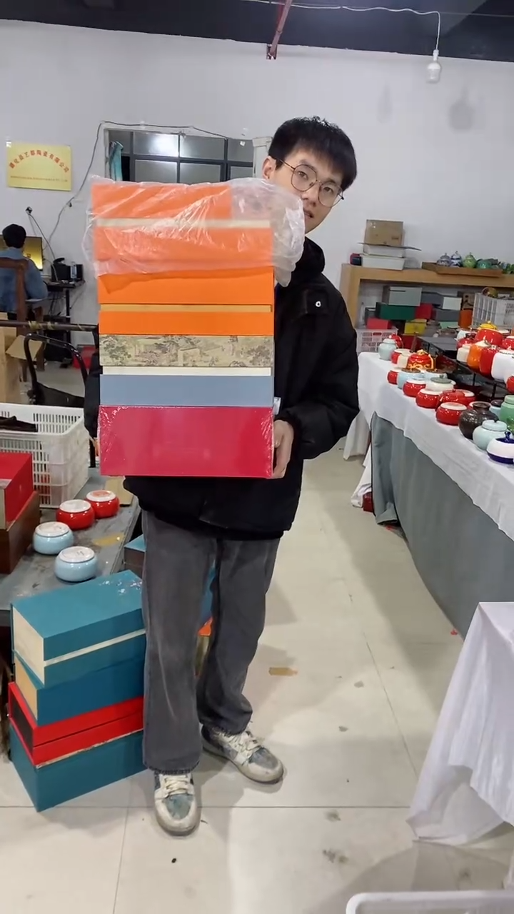 【闪购商品】罐陶瓷茶叶罐储物密封罐家用绿茶红茶普洱龙井
