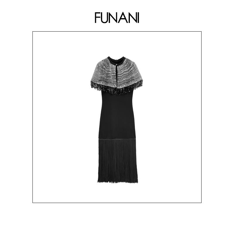【FUNANI】 轻奢法式时尚重工高级感定制原创设计 连衣裙 X2511222