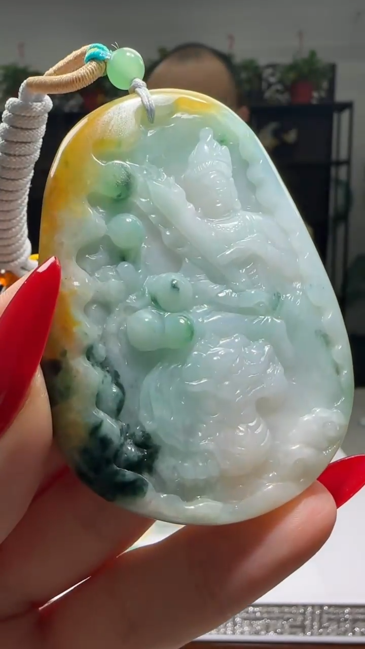 【闪购商品】翡翠颈饰未镶嵌天然翡翠A货吊坠