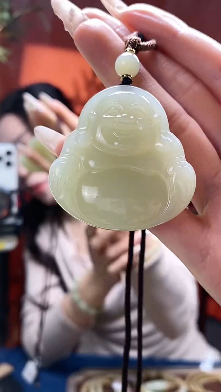 【闪购商品】和田玉挂件未镶嵌佛公45mm