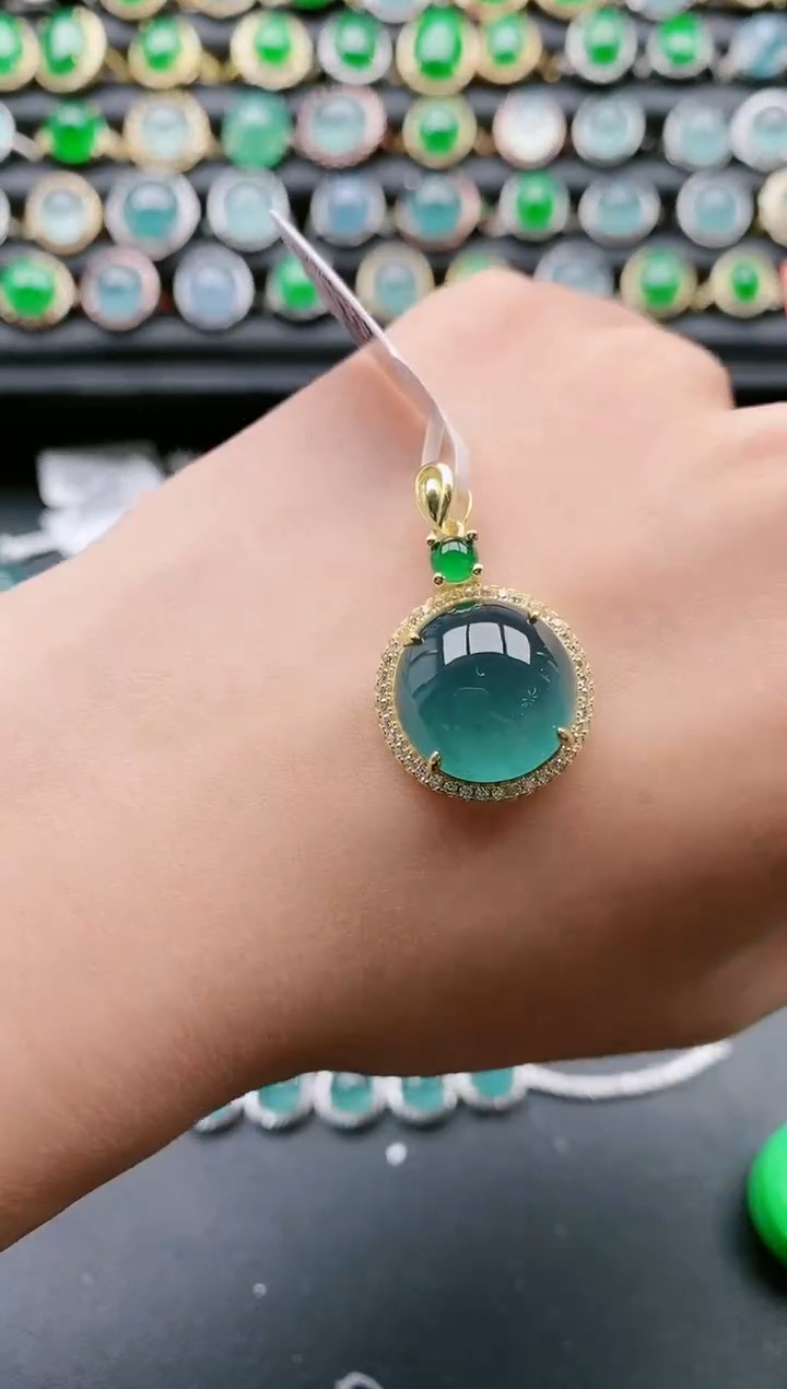 【闪购商品】翡翠戒指银S925镶嵌1111111