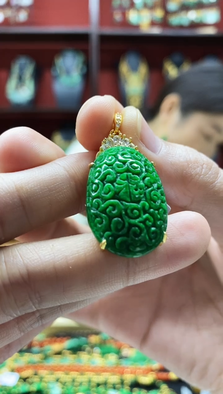 颈饰未镶嵌翡翠翡翠吊坠