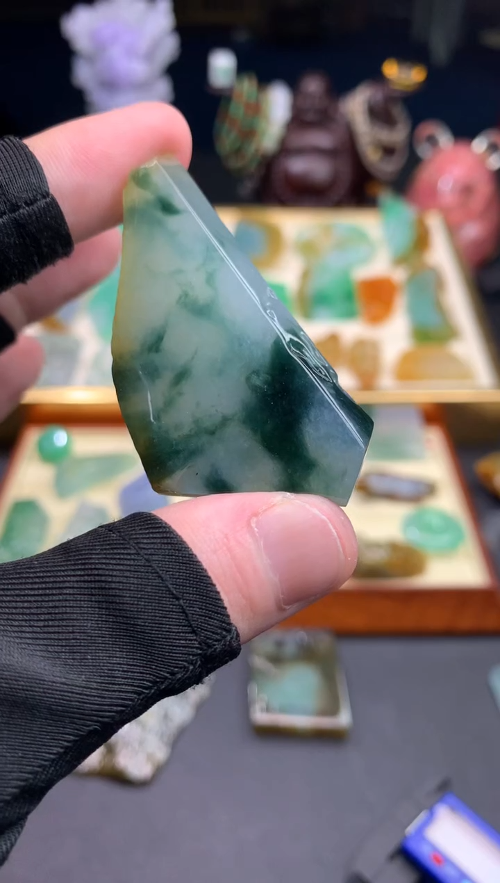 未镶嵌定制翡翠天然翡翠裸石（包工）