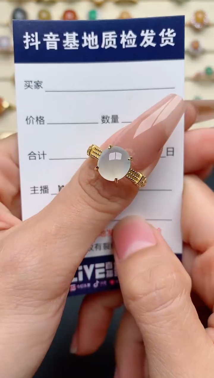 【闪购商品】翡翠戒指银S925镶嵌.............