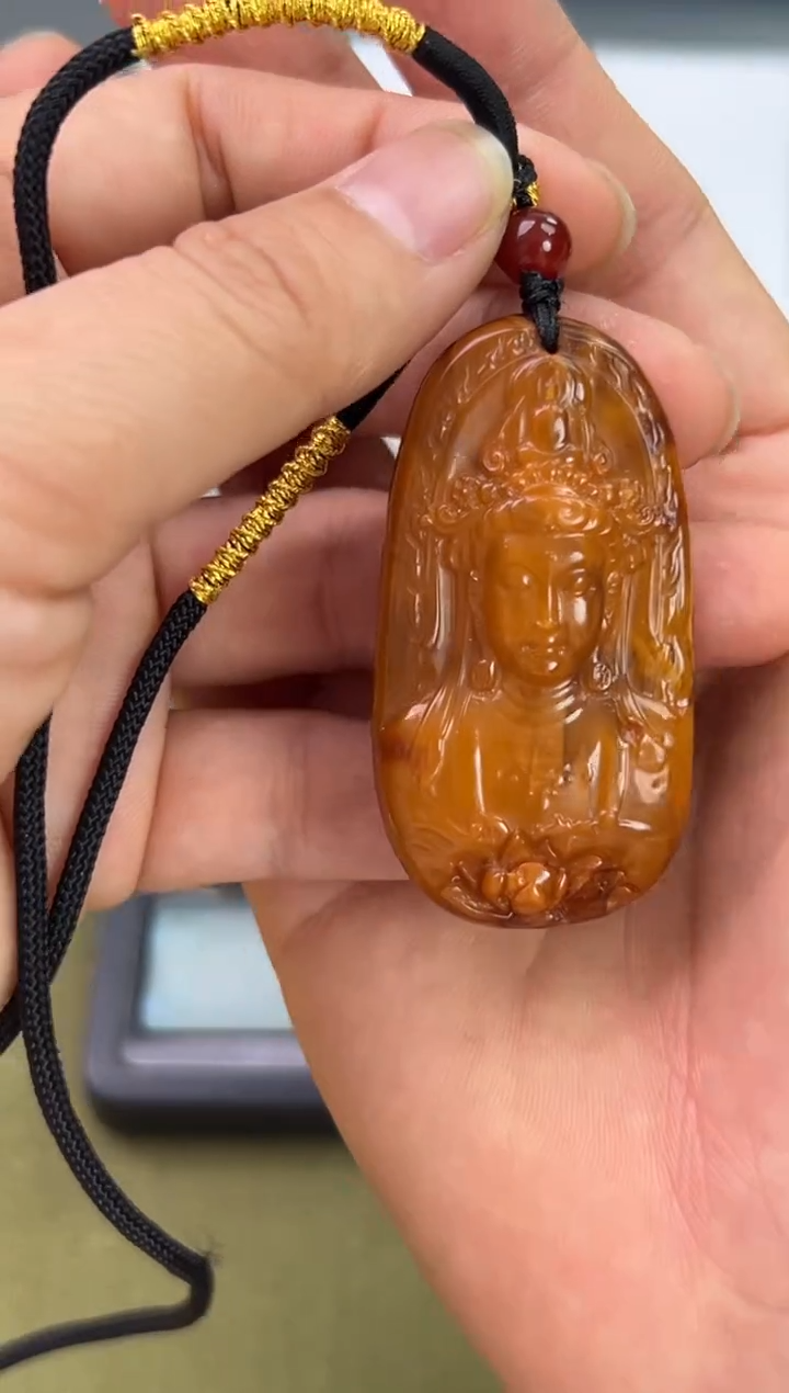 裸石琥珀未镶嵌琥珀蜜蜡吊坠