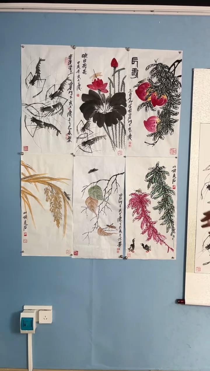 【闪购商品】国画武天庆老师6条屏