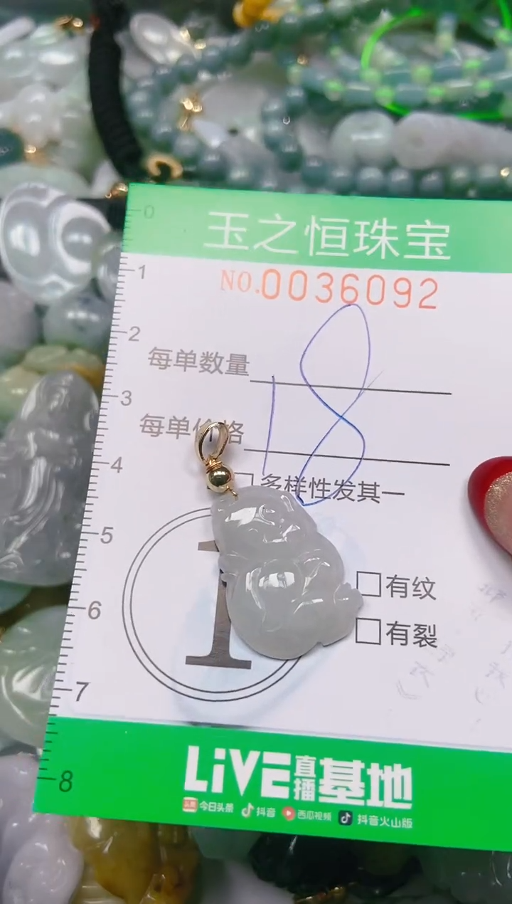 【闪购商品】翡翠颈饰未镶嵌闪购0036092