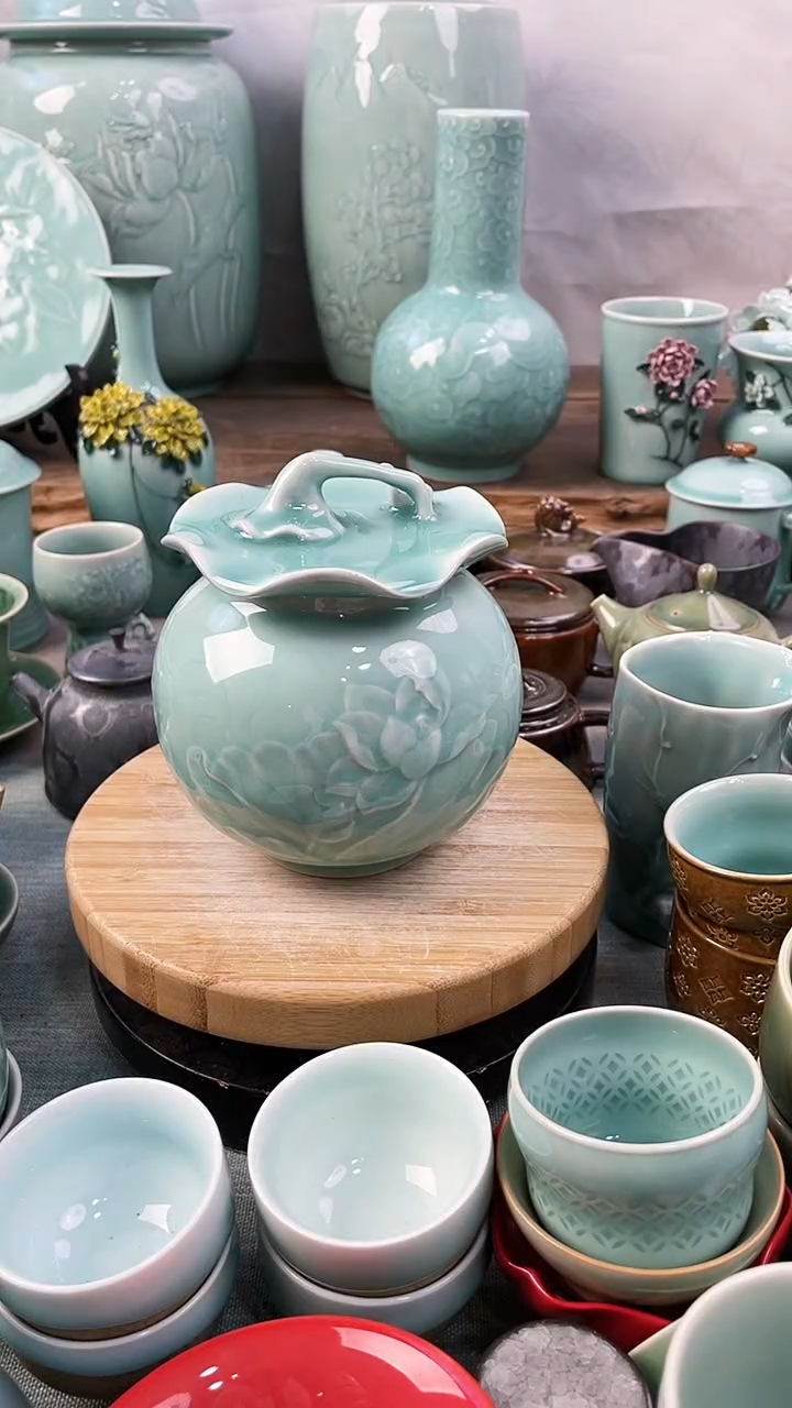 【闪购商品】特价 微瑕 慧仙青瓷