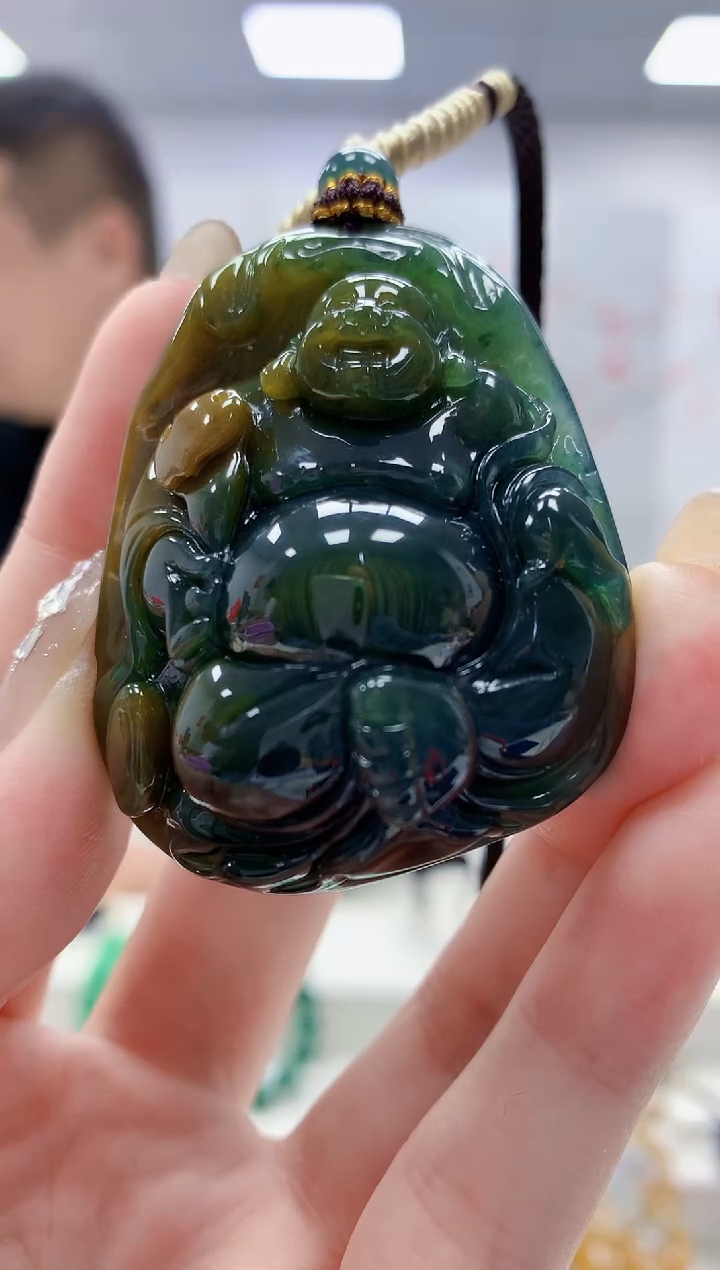 未镶嵌定制翡翠4898jw-毛货挂件102