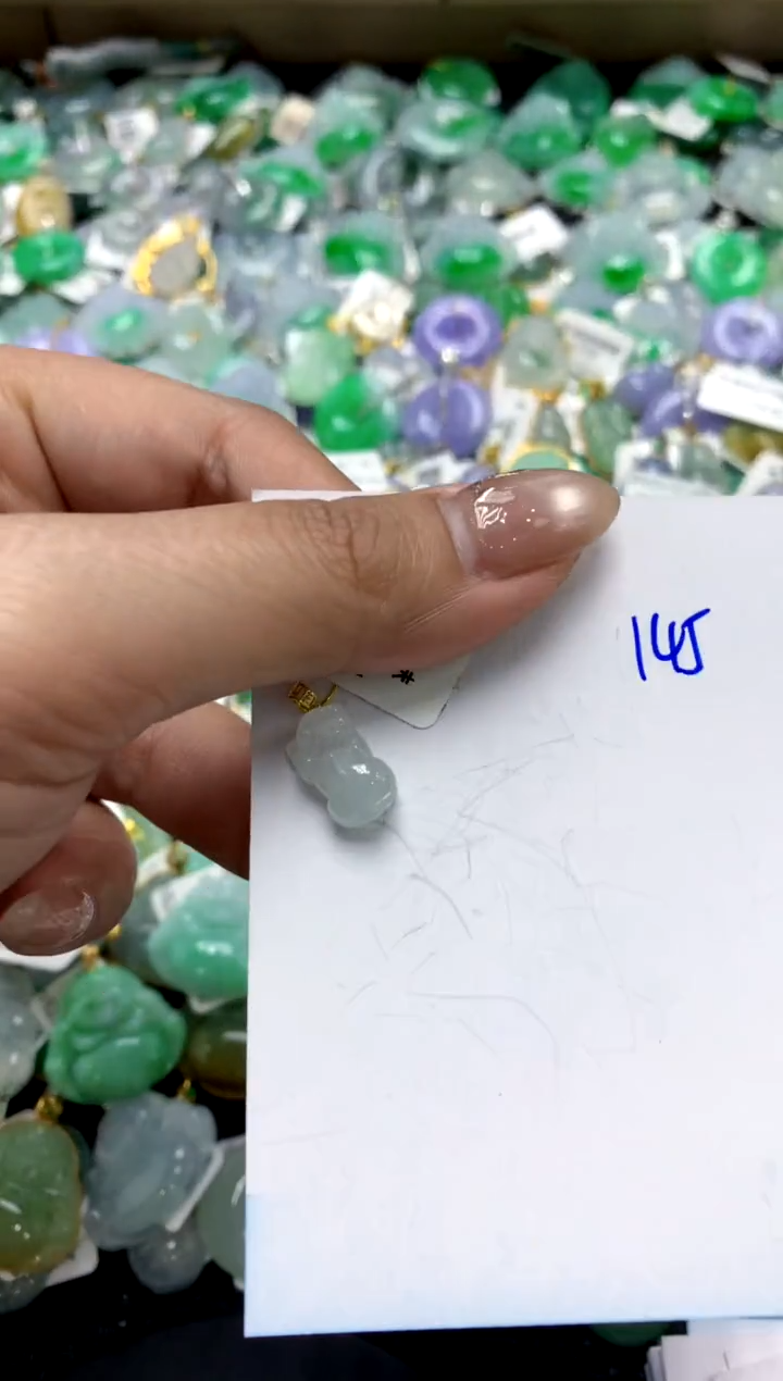 【闪购商品】翡翠颈饰18K金镶嵌1111111111111111