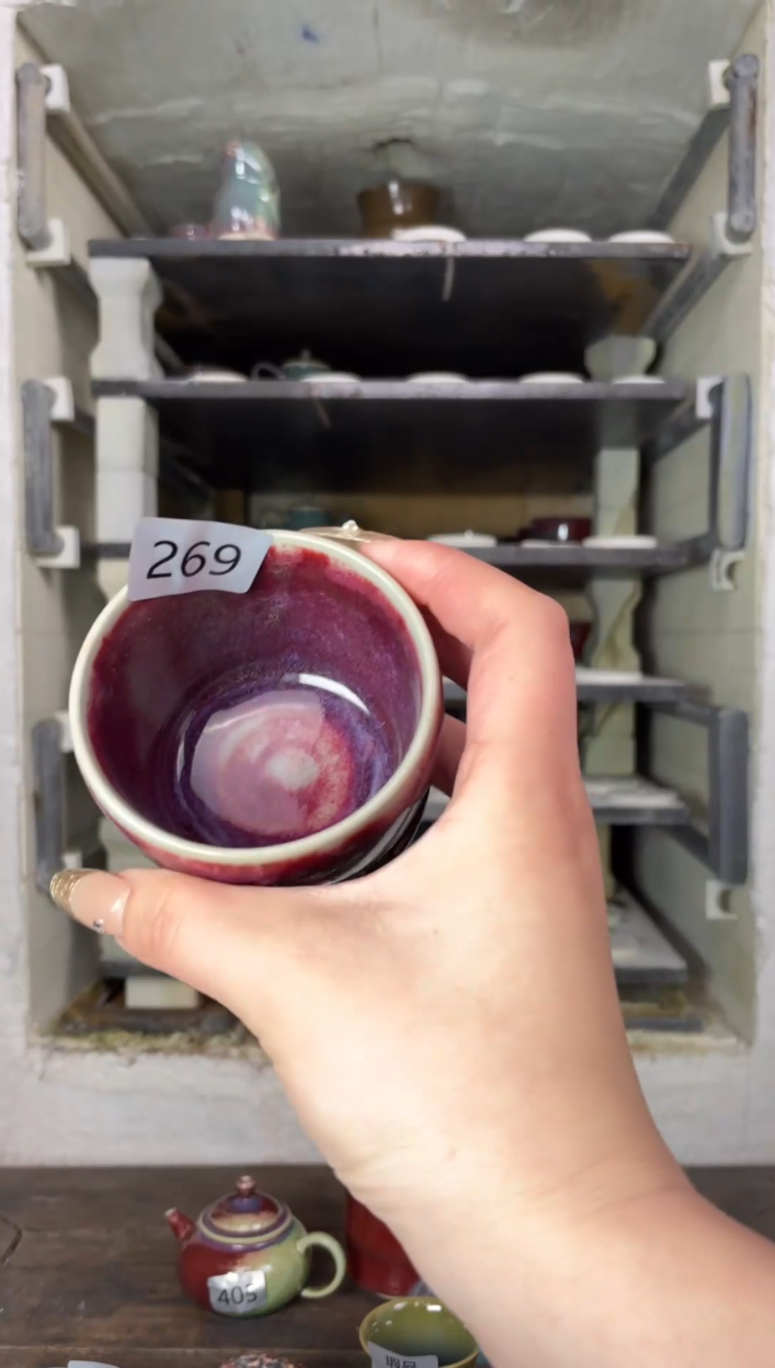 【闪购商品】摆件钧瓷手工茶器窑变