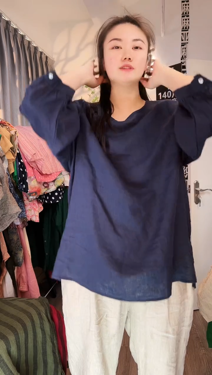 亚麻汉麻苎麻大码女装。