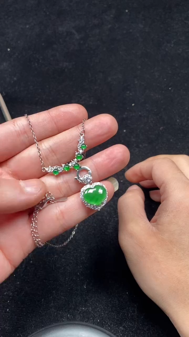 项链未镶嵌翡翠项链29