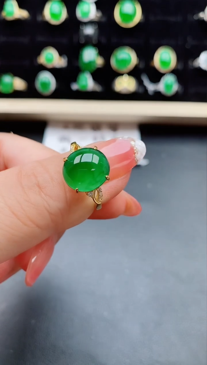 【闪购商品】翡翠戒指银S925镶嵌121212