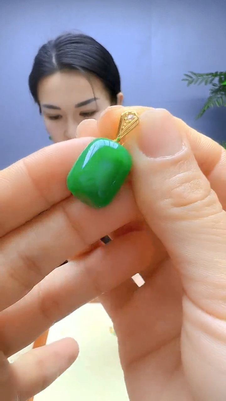【闪购商品】翡翠颈饰14K金镶嵌颈饰