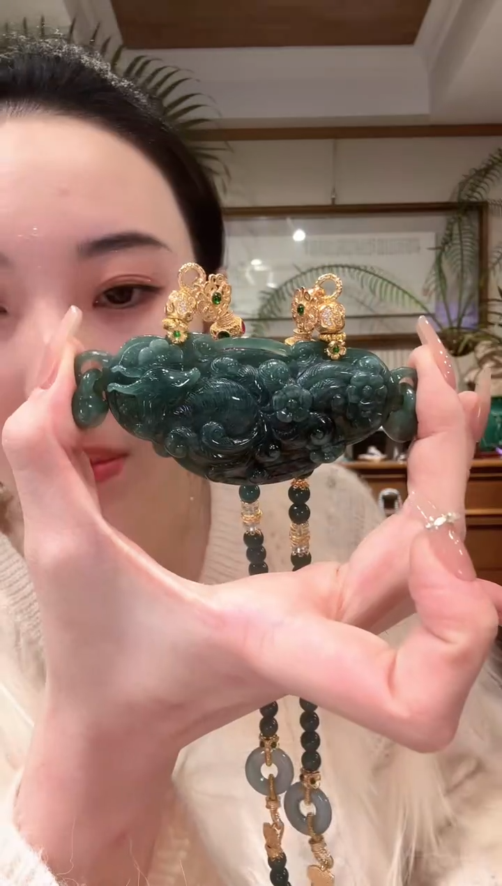 【闪购商品】翡翠颈饰未镶嵌国风