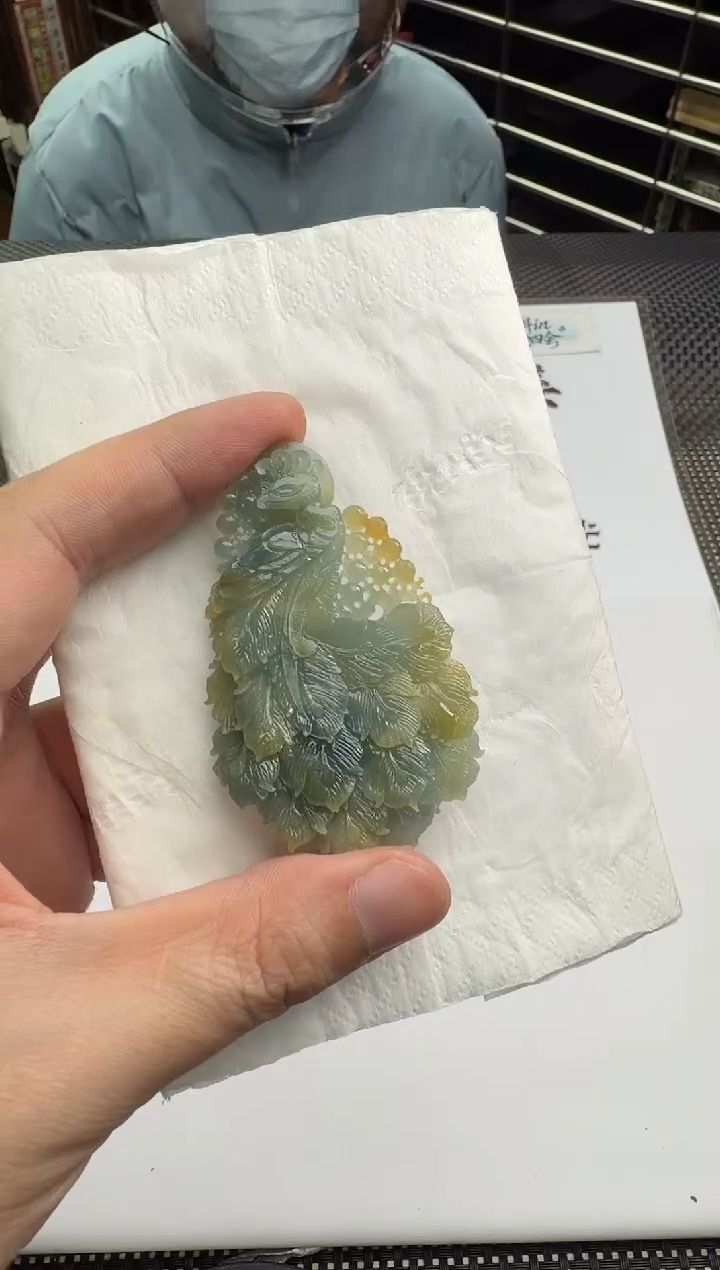 未镶嵌定制翡翠则*帆--018183