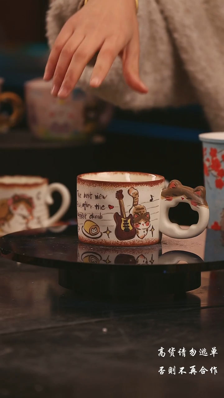 陶瓷景德镇可爱设计师款陶瓷 