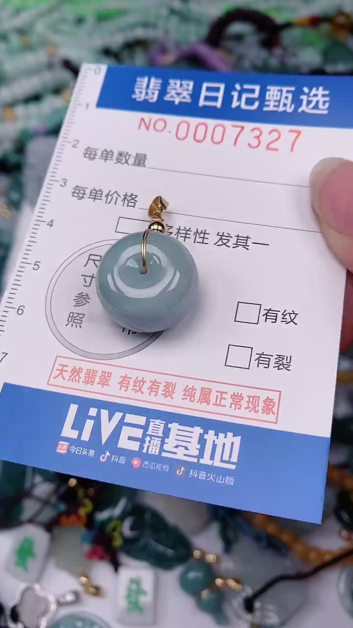 【闪购商品】翡翠颈饰未镶嵌00007327