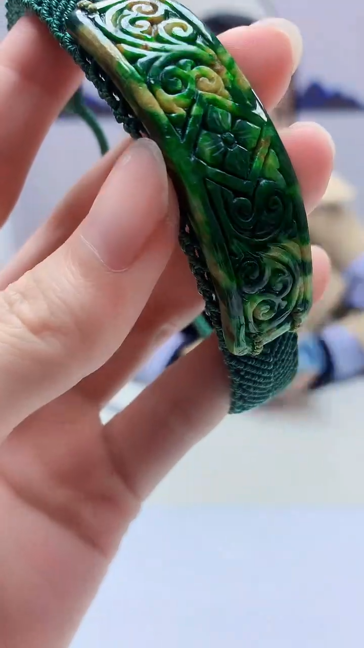 【闪购商品】定制翡翠未镶嵌3123zm-毛货挂件178