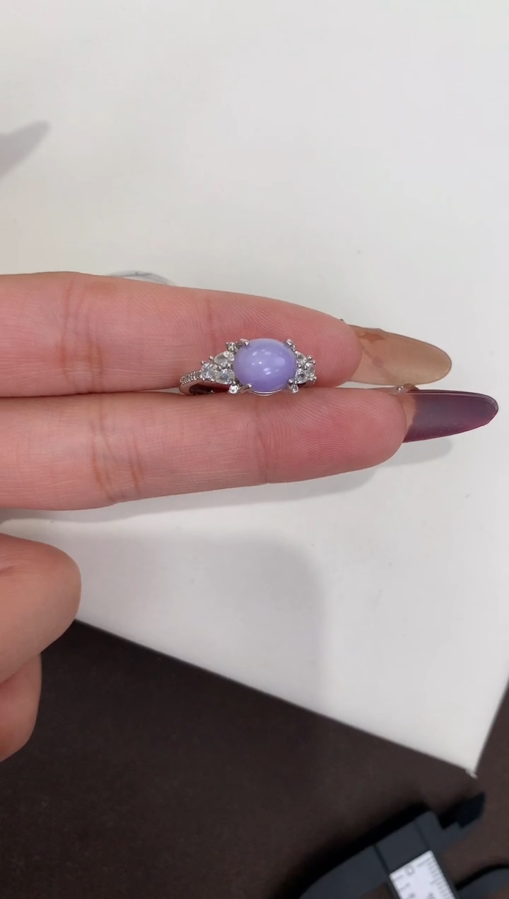 颈饰银S925镶嵌翡翠天然缅甸a货翡翠