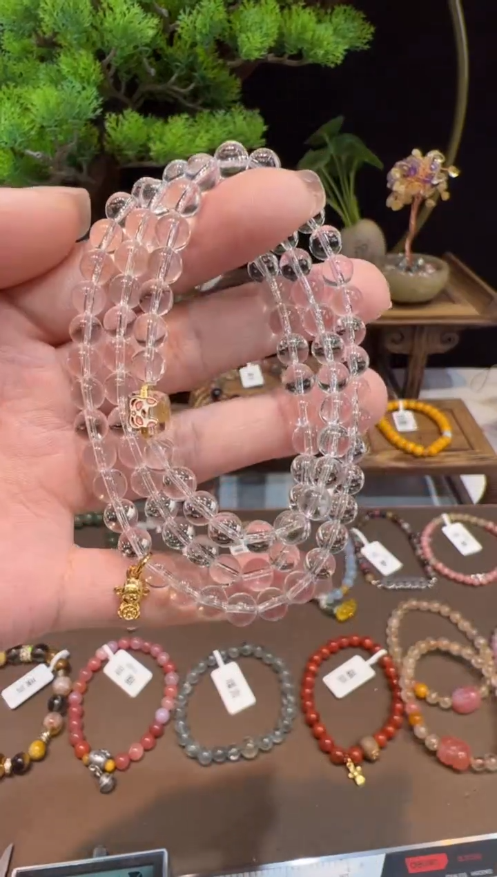 【闪购商品】水晶手绳未镶嵌@@手饰