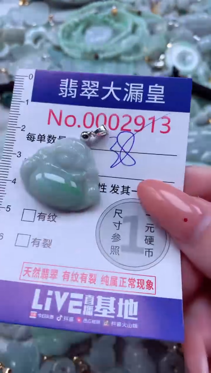 吊坠(不含链)未镶嵌翡翠2913
