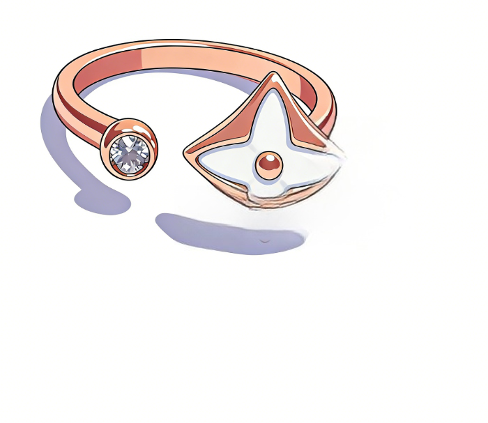 合金戒指 GZ 3.0精工版本 尖花系列戒指 顶版