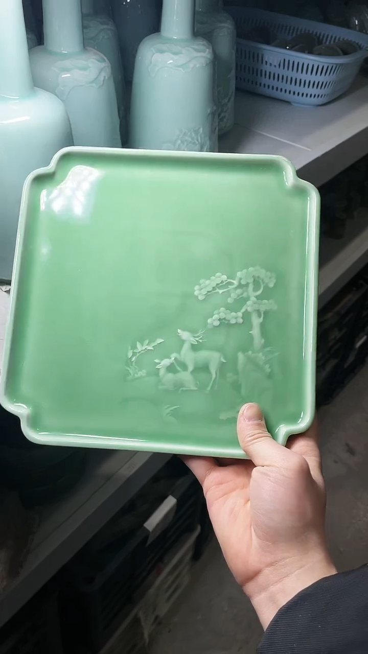 【闪购商品】特价 微瑕 慧仙青瓷