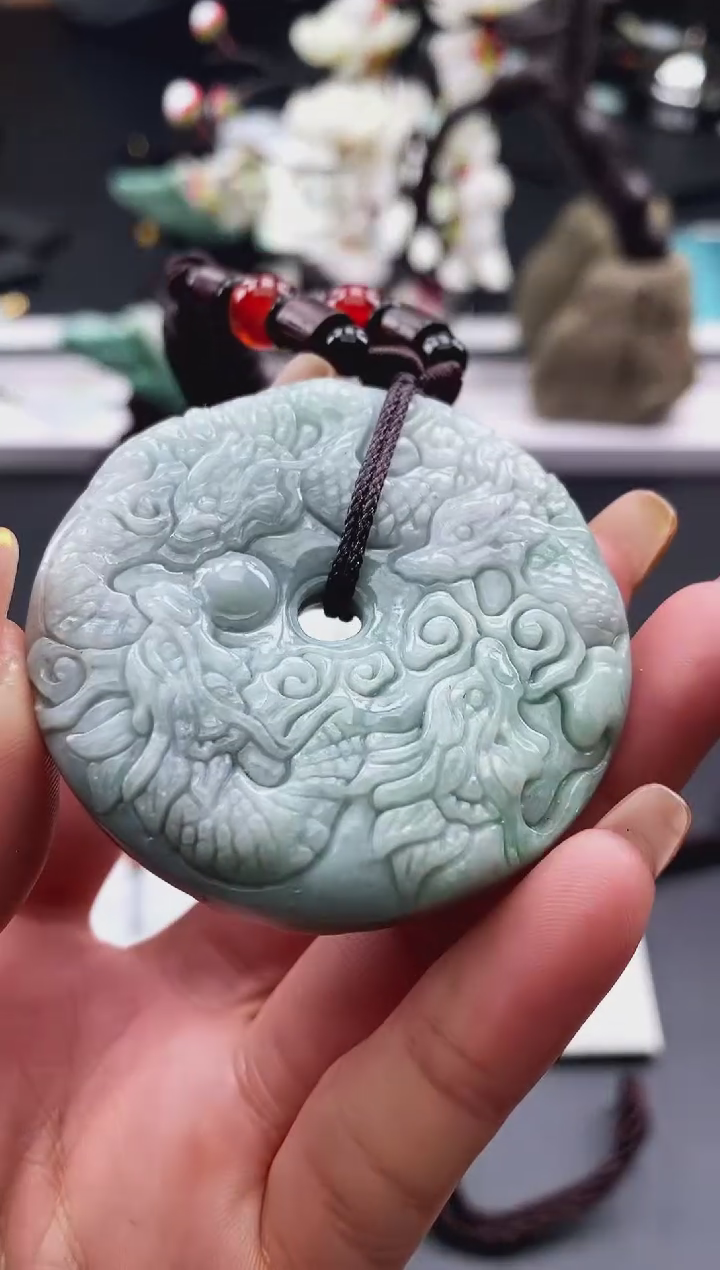 【闪购商品】翡翠颈饰未镶嵌天然缅甸A货翡翠