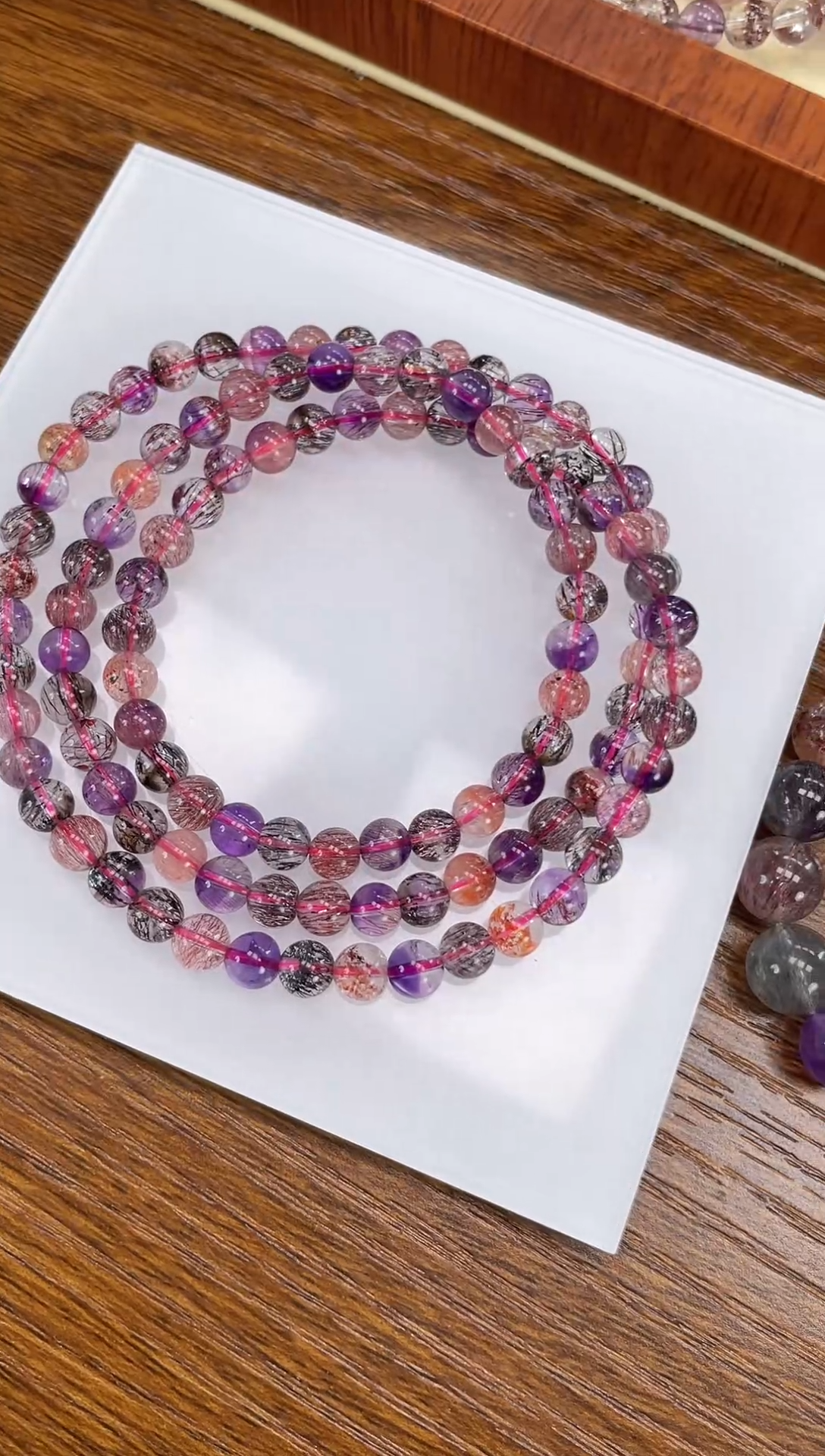 【闪购商品】水晶手链未镶嵌超七多圈手串