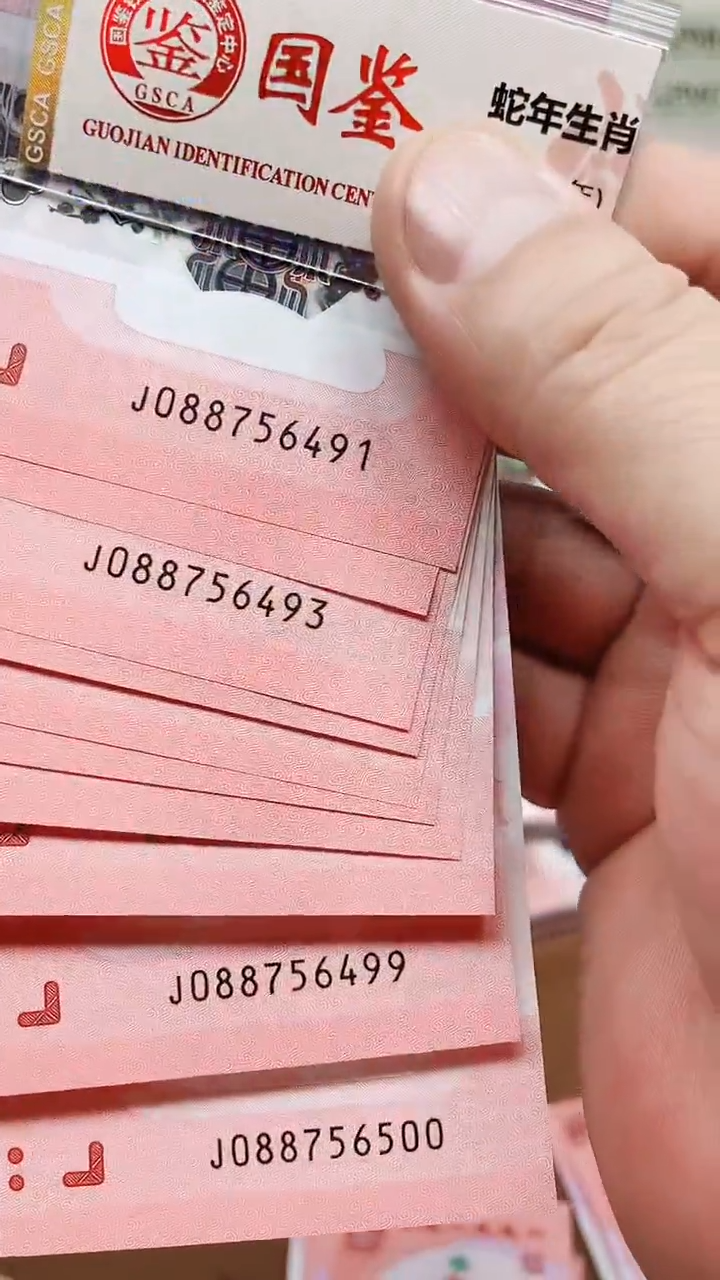 【闪购商品】纸蛇钞088756491标十1111