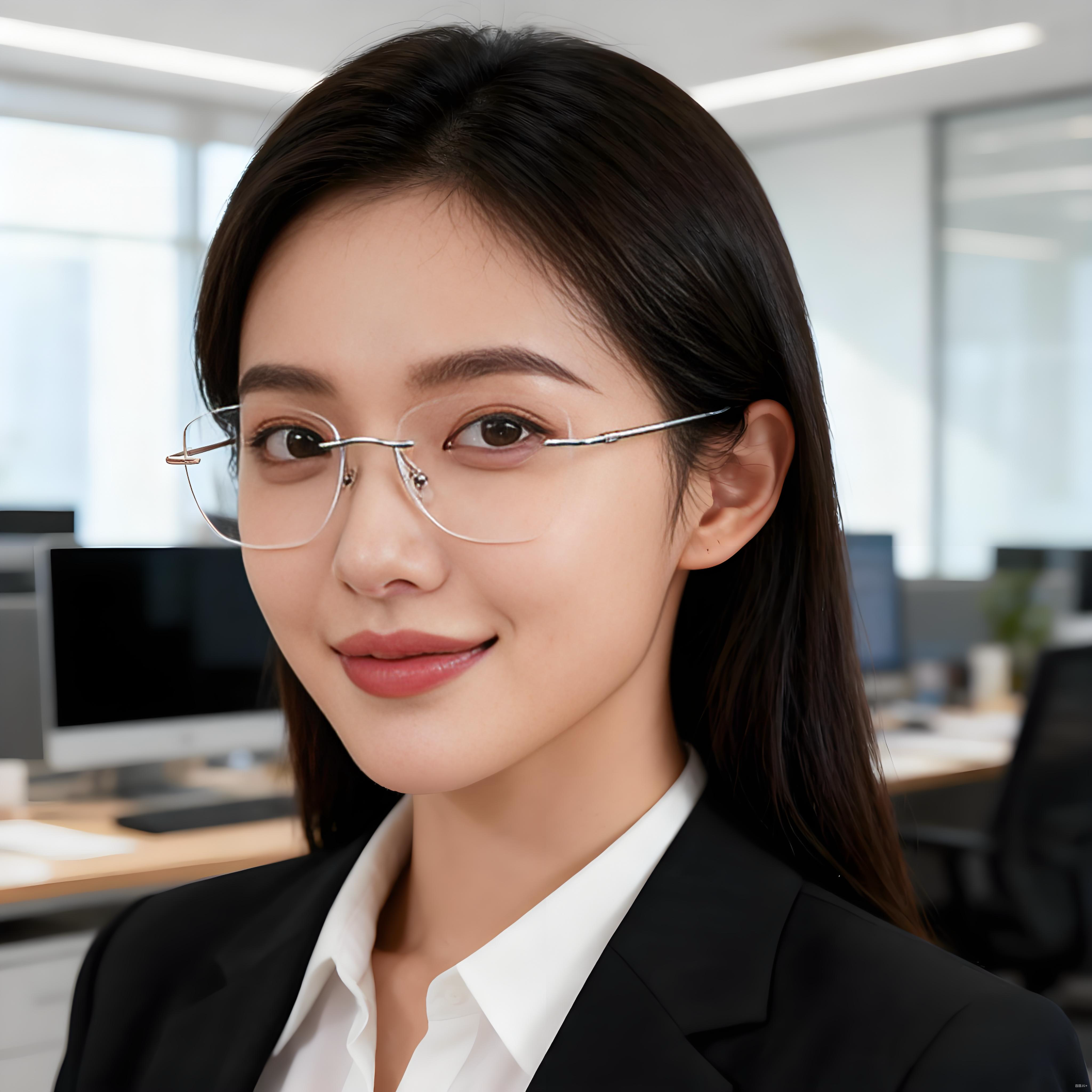 易菲•易视成人椭圆无框P77809