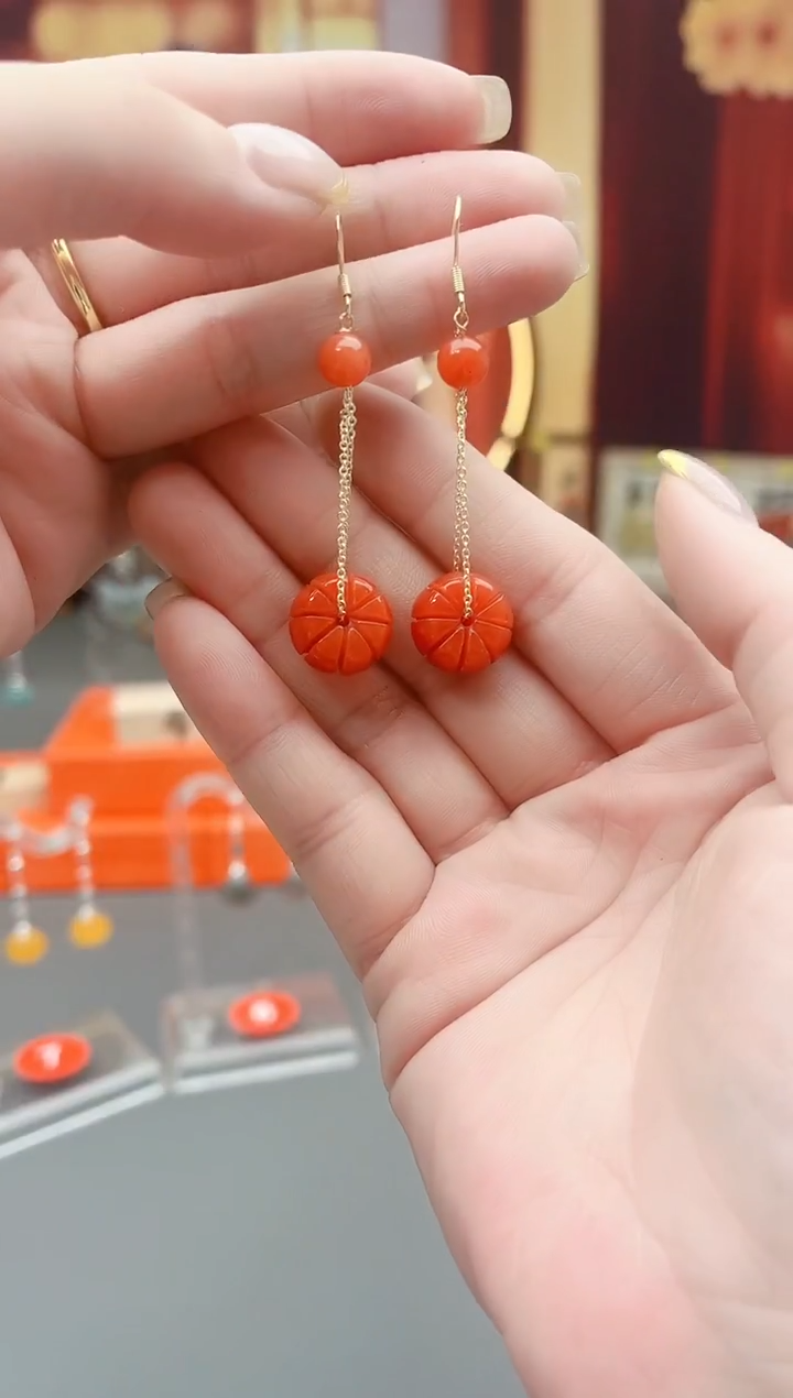 未镶嵌耳钉玛瑙/玉髓317