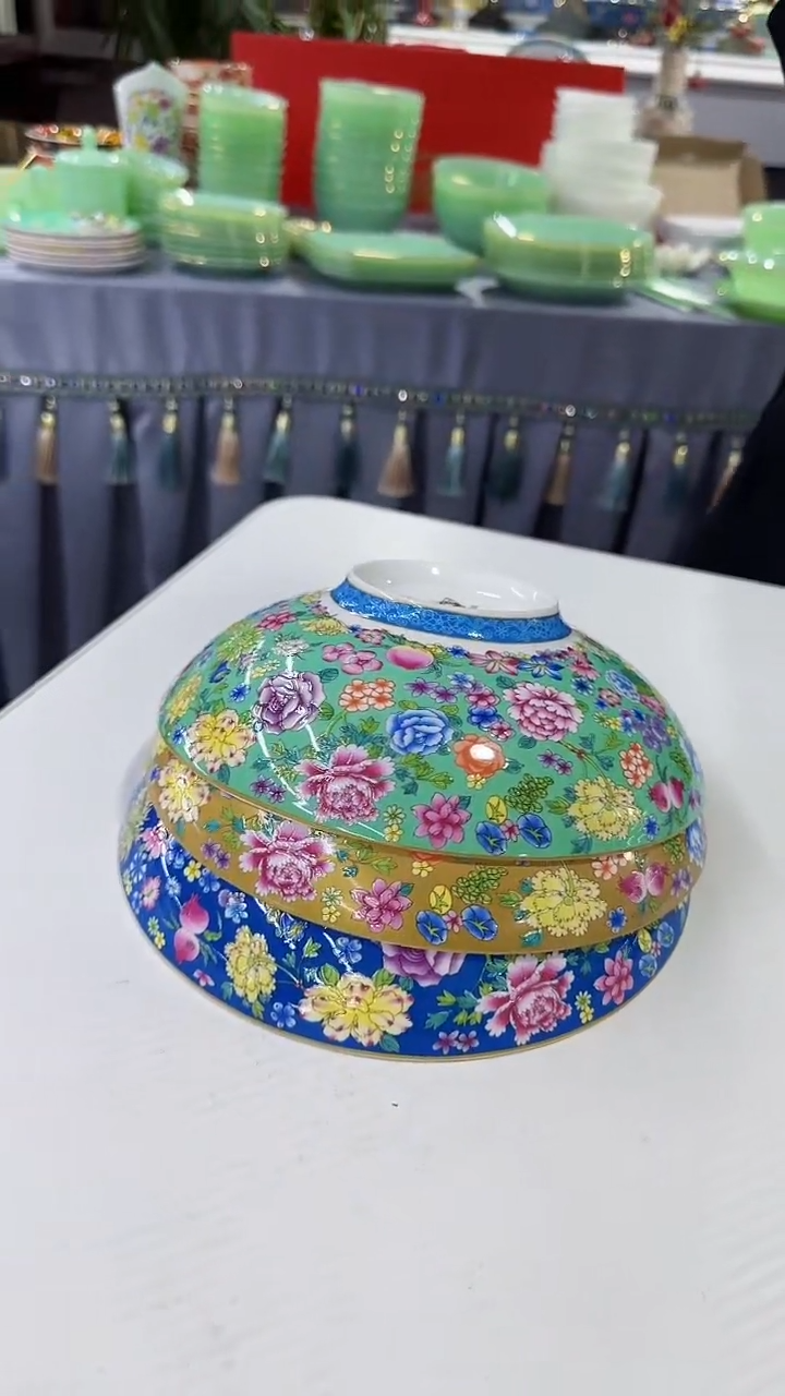 【闪购商品】瓷片   8.5英寸元宝盘2个景德镇陶瓷