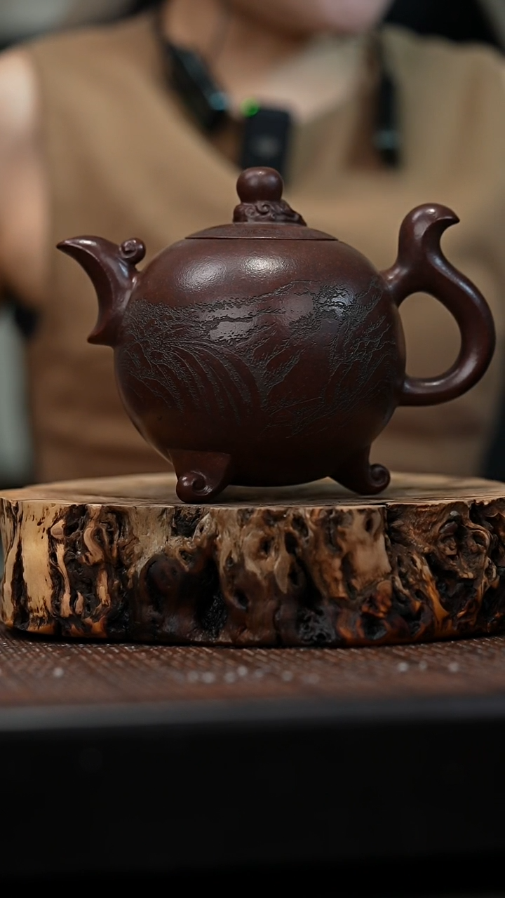 茶壶紫砂宜兴岁颐传砂原矿全手12