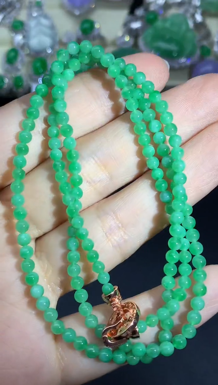 颈饰未镶嵌翡翠556-中国好珍宝