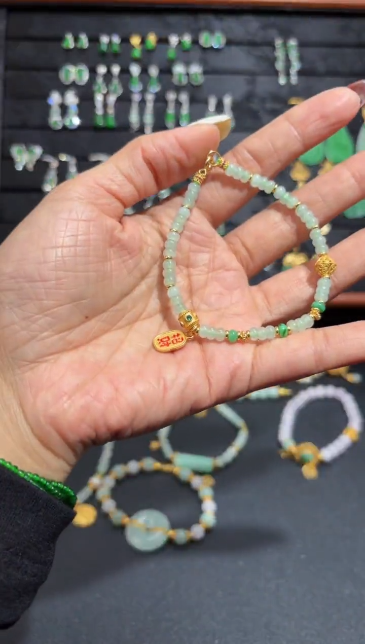 【闪购商品】翡翠颈饰银S925镶嵌缅/支持复检/一件