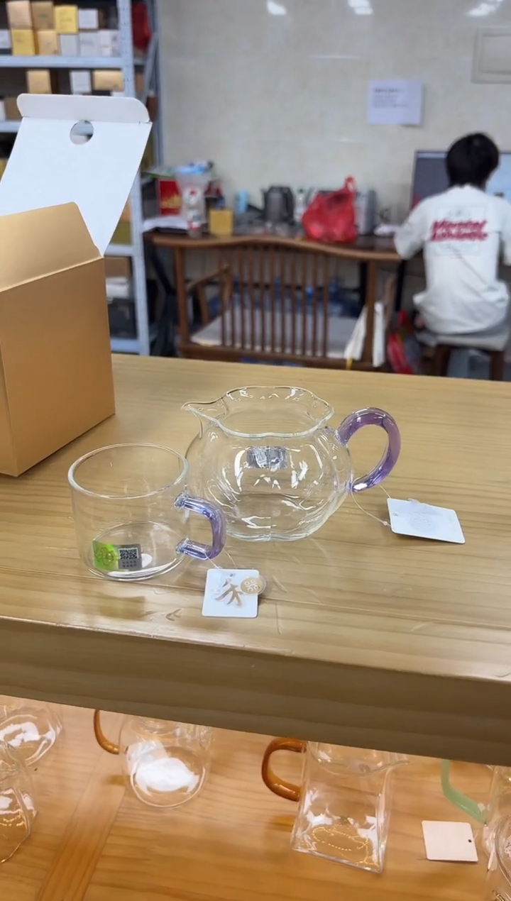 禾器纳福茶海浅紫色+禾器清禾杯一个装