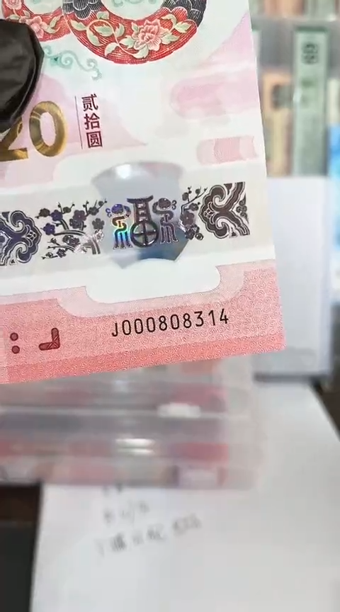 【闪购商品】塑料蛇钞单张号码000808314