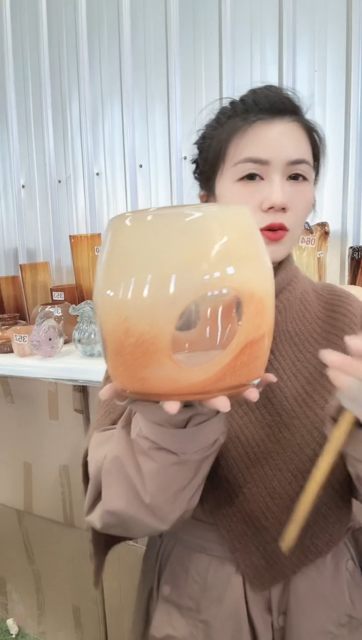 076直播玻璃花瓶