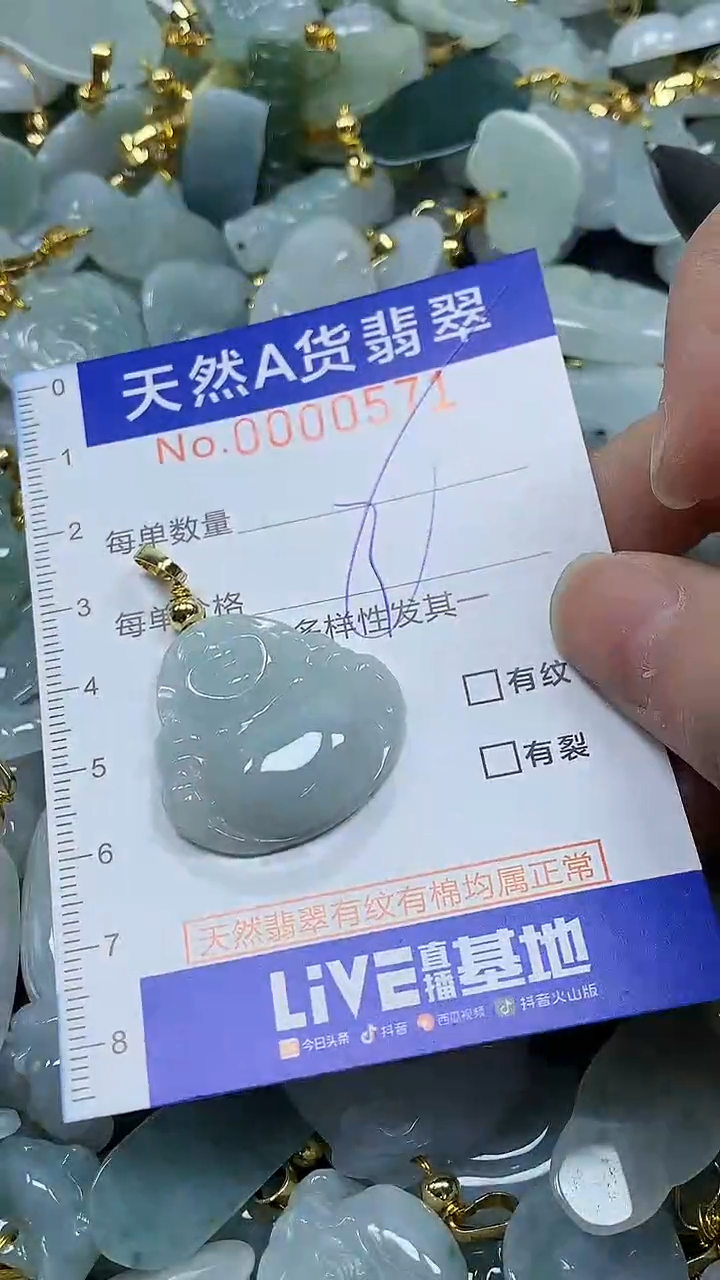颈饰未镶嵌翡翠纯天然a货翡翠