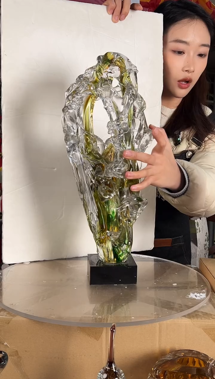 琉璃太湖石家居摆件