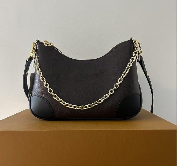 L022（黑牛角）29cm 钢五金时尚女款包包百搭拼色经典休  