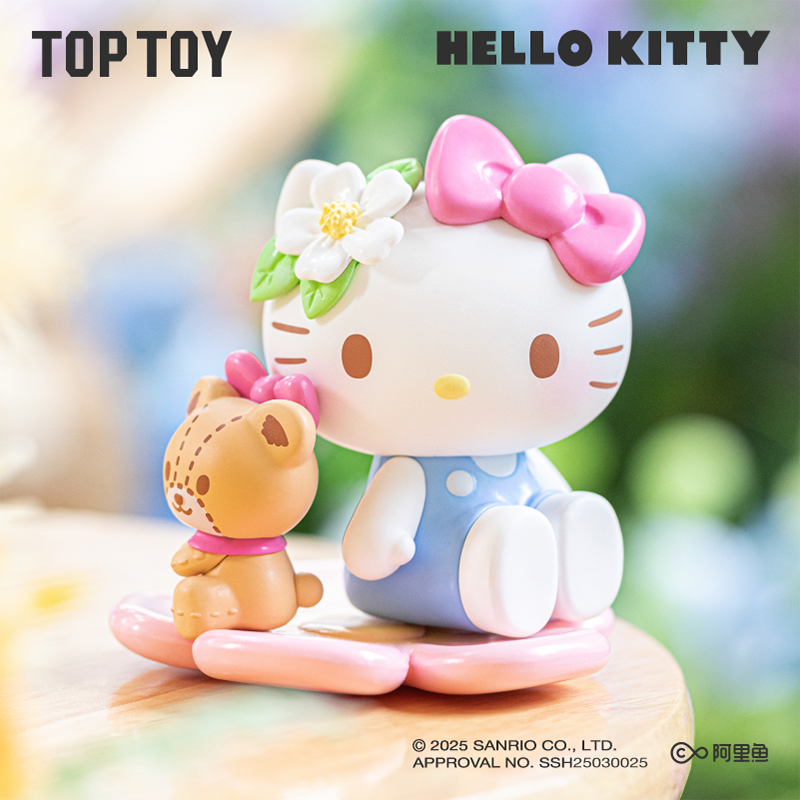 TOPTOY三丽鸥花意系列盲盒正版手办潮玩车载桌面摆件礼物送女生