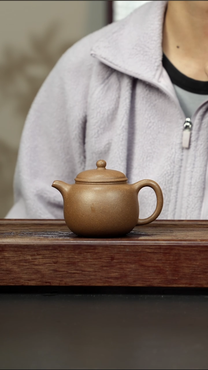 茶壶紫砂芝麻绿 大匏樽 220cc左右