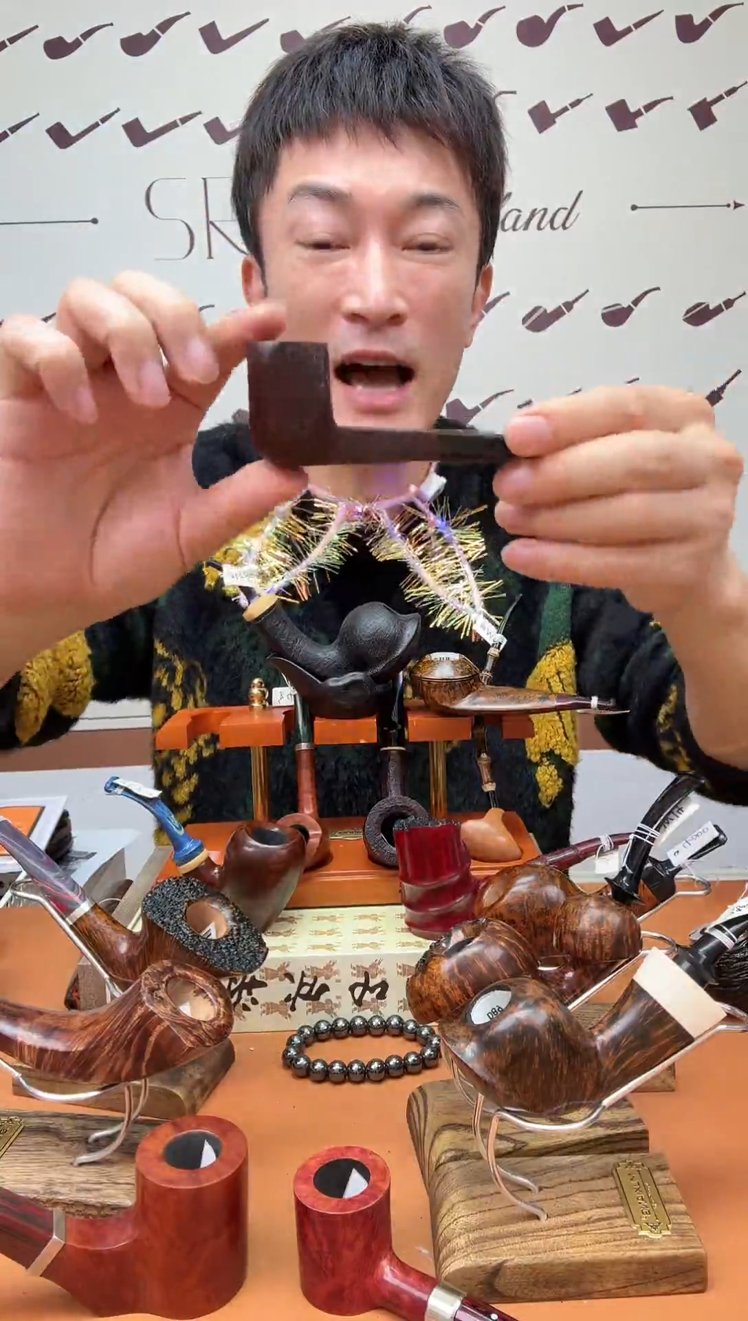 纯手工石楠木烟斗